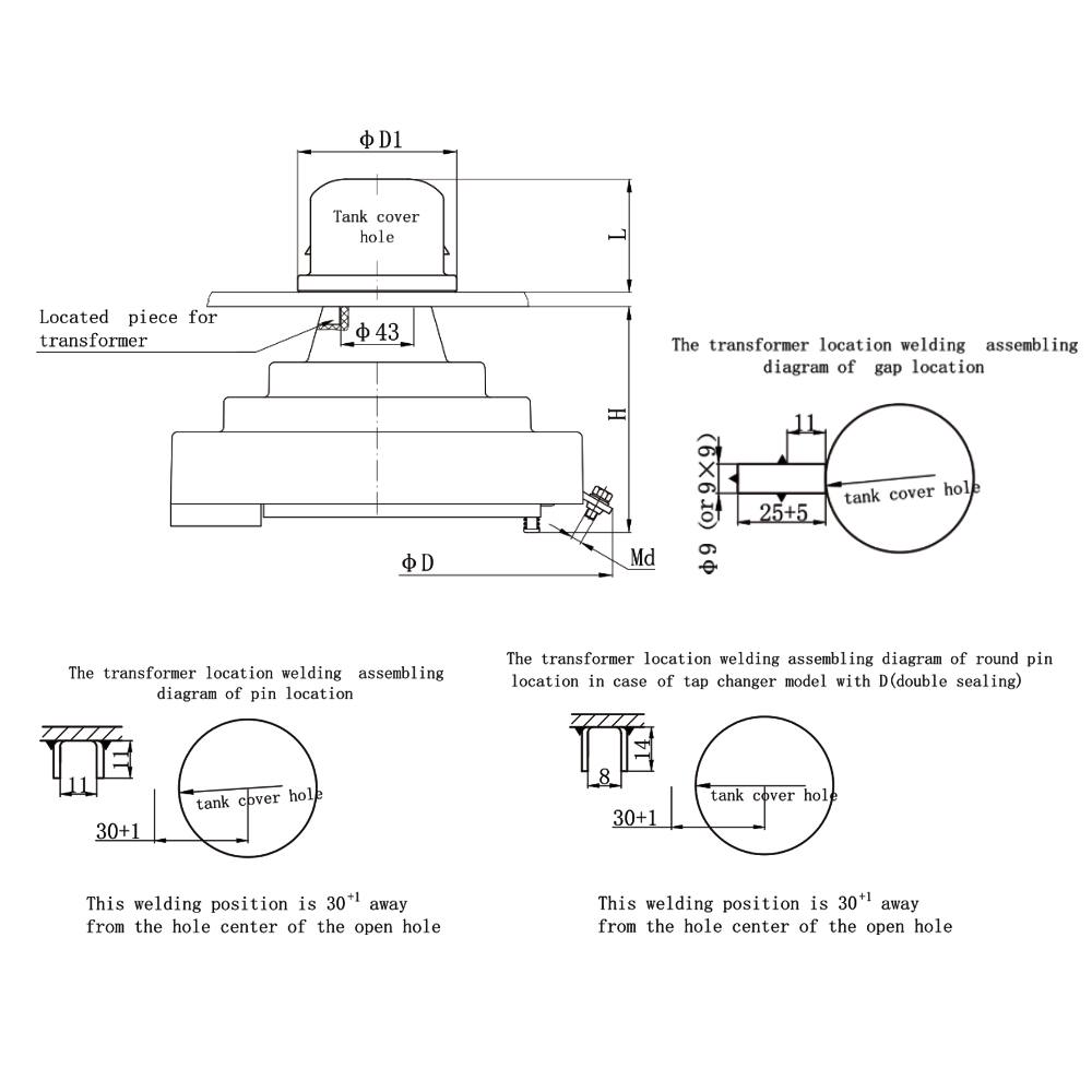 Type WSTZH3 Three Phase Tap Changer Series-paraleldelta Connection - 图片 3