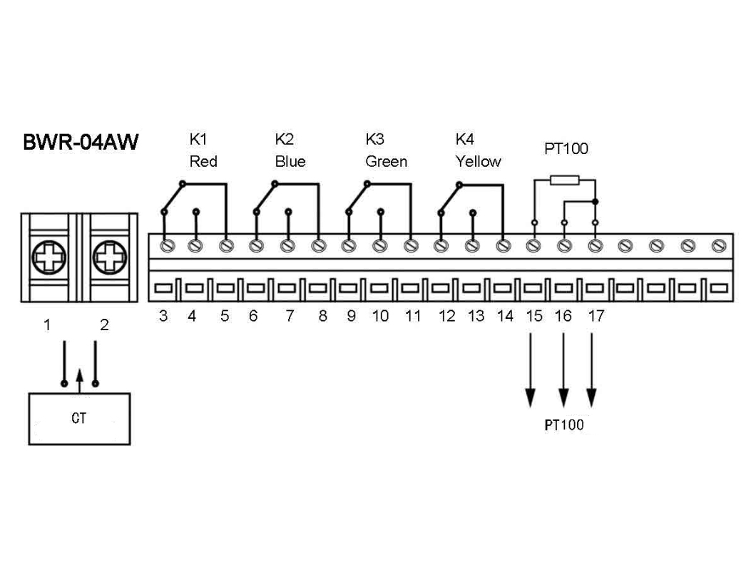 BWR-04W Series Winding Temperature Controller - 图片 3