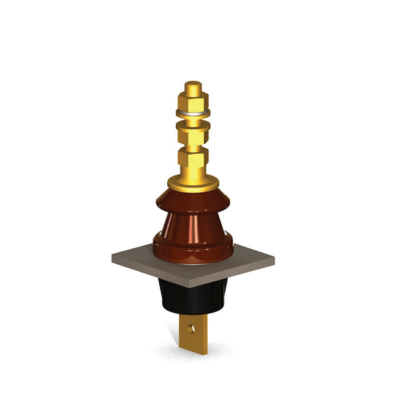 EN 1kV 250A 630A Low Voltage Transformer Porcelain Insulator Bushing