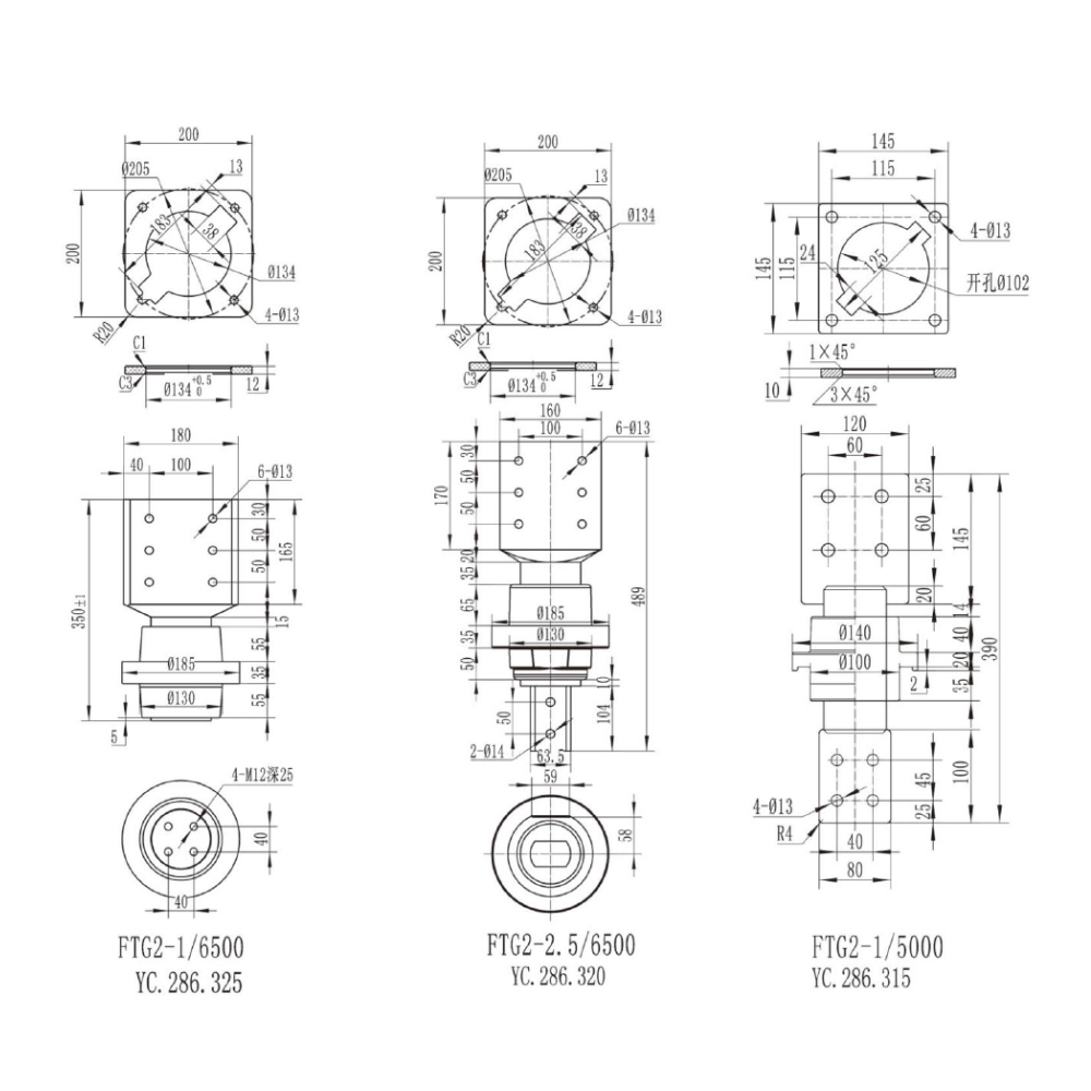 FTG2-2000A/6500A DRY HIGH VOLTAGE BUSHING - 图片 2