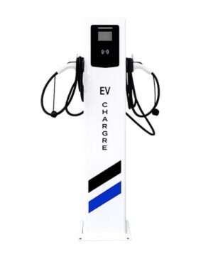 IP54 14kw Commercial Dual-Gun Vertical AC Fast EV Charger Ocpp Charging Station