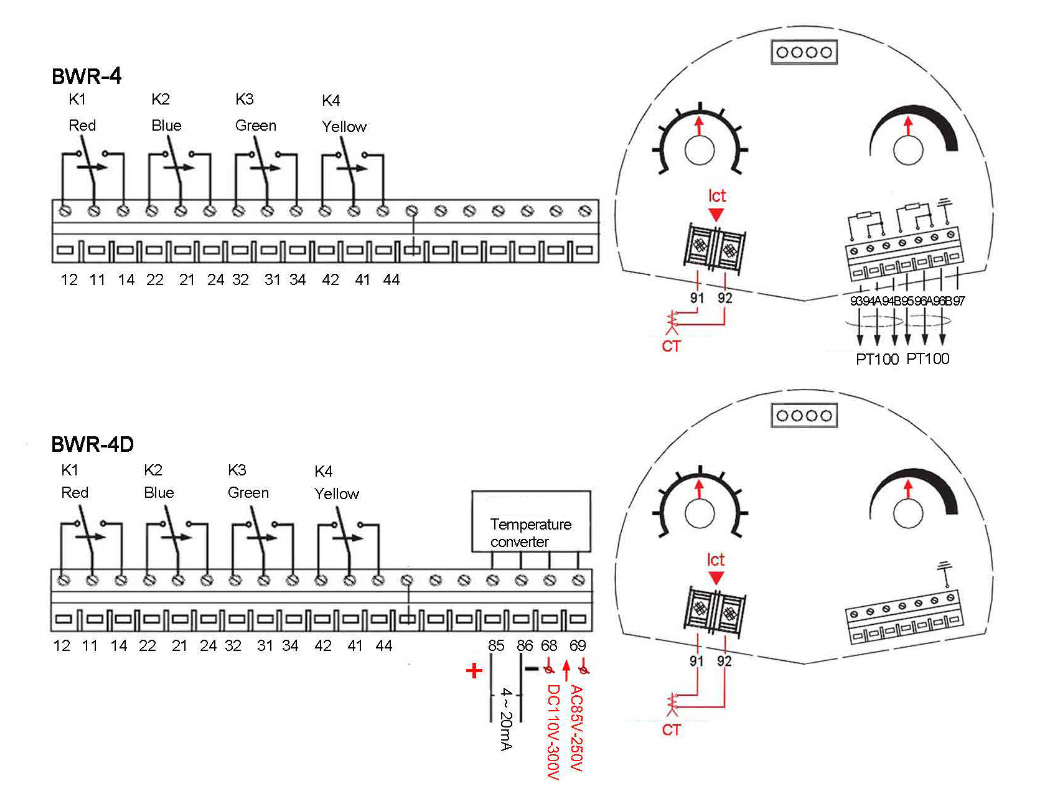 BWR-4 Series Winding Temperature Controller - 图片 3
