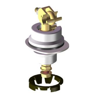 1.2KV  625A ANSI Eyebolt Type Low Voltage Porcelain Bushing Insulator