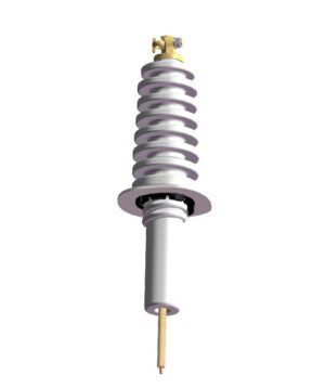 18KV 65A BIL150KV ANSI HV Bushing Eye Bolt Built-in Flexible Wire