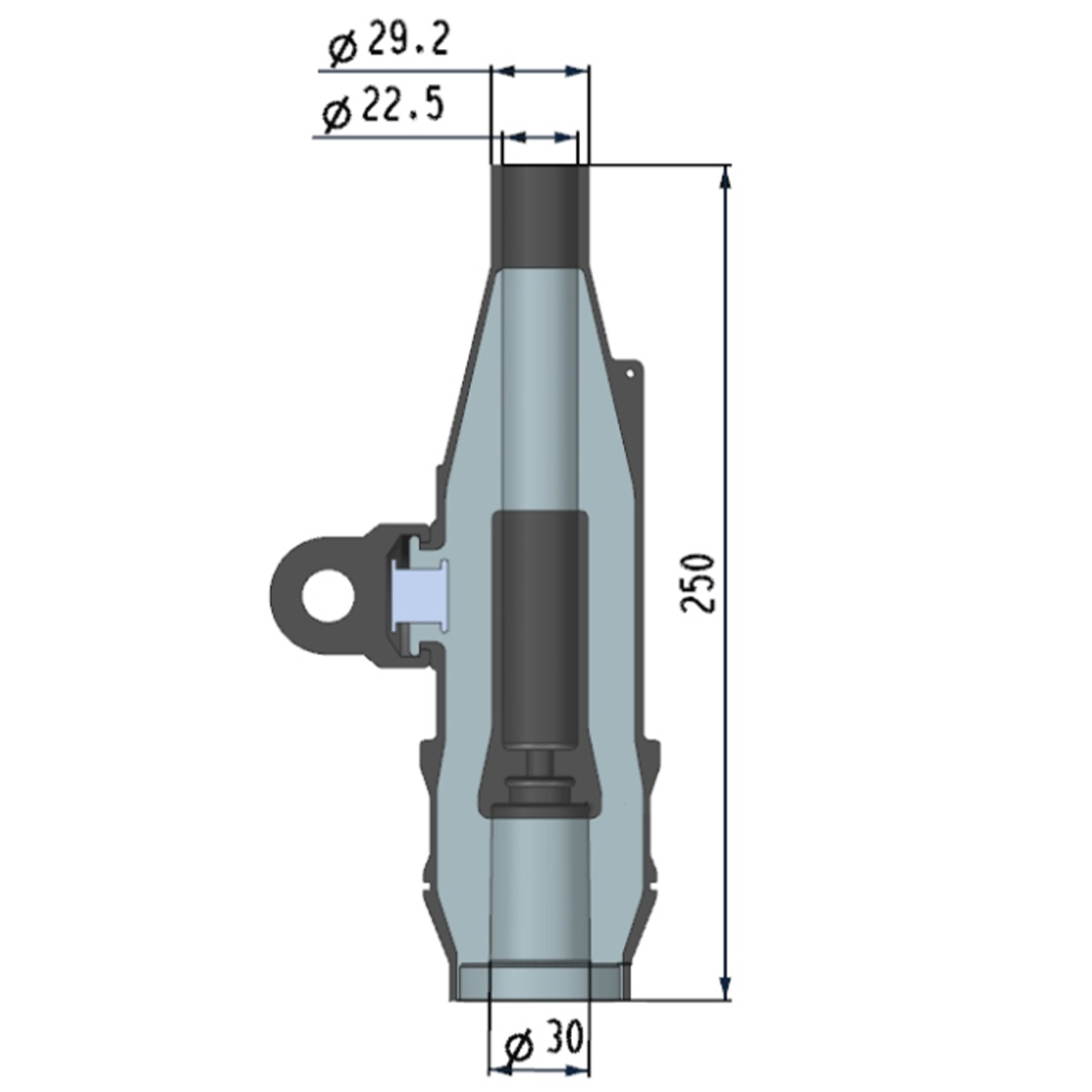ZX 24kV 250A Loadbreak Straight Deadbreak Separable Connector - 图片 2