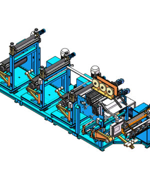Customized CNC Three-layer PLC Touchscreen Control Foil Winding Machine
