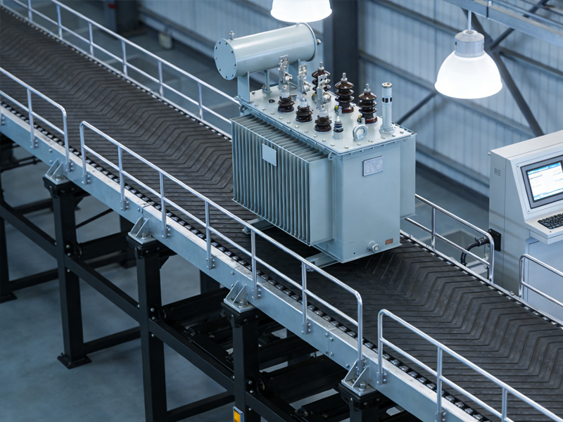 Customized Design Conveyor Belt for the Transformer Test System - 图片 2
