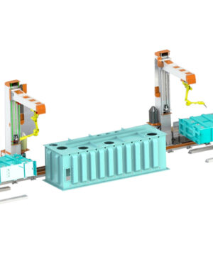 Transformer Tank Transformer Corrugated Fin Radiator Welding Robot Machine