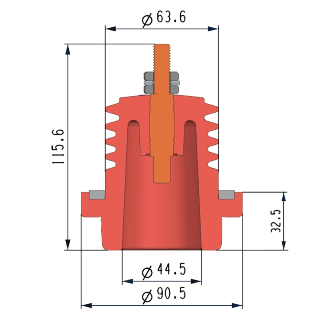 15kV 200A Casing Base - 图片 2