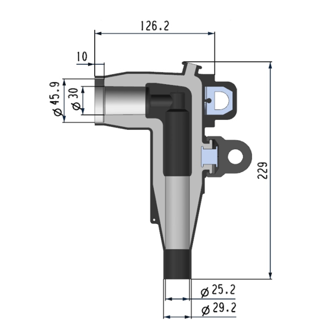 24kv 250A Loadbreak Elbow Connector - 图片 2
