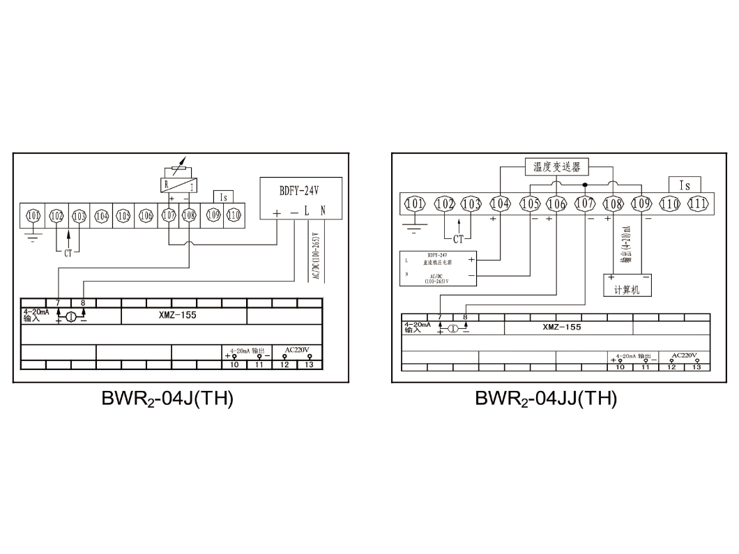 BWR2-04 (TH) Series Transformer Winding Thermometer - 图片 3
