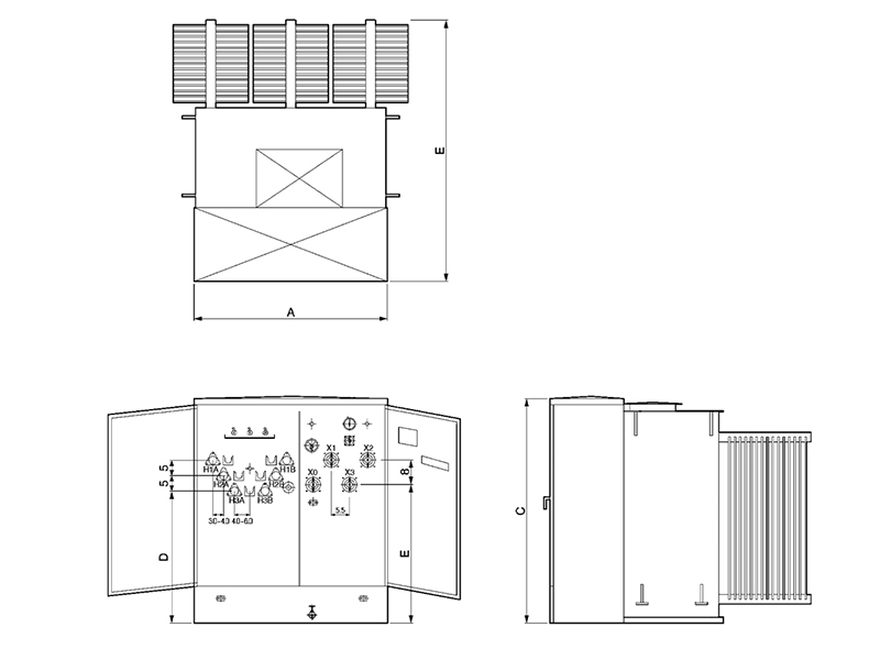 Three Phase 13.8kv Pad Mounted Transformer 1000kVA 750kVA Pad-Mounted Transformer - 图片 3