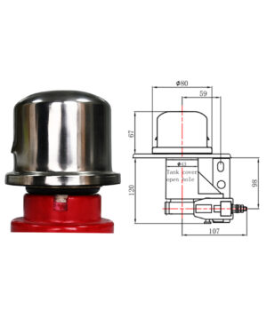 Type SS De-energized Linear Tap Changer Knob