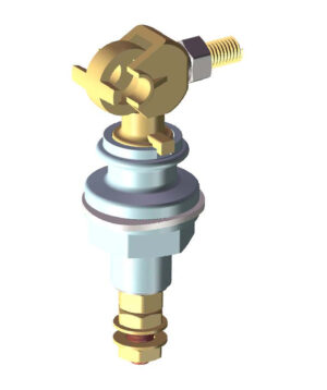 1.2KV 208A BIL 30KV ANSI Eyebolt Low Voltage Bushing Insulator