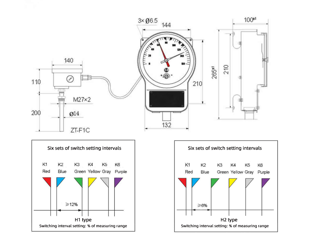 BWR-6 Series Winding Temperature Controller - 图片 2