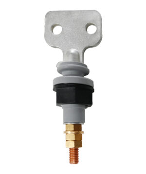 1.2kV 208A BIL 30kV Spade 2 Hole Single Porcelain Bushing