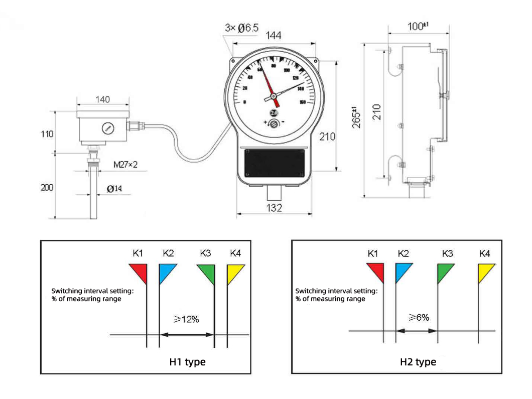BWR-4 Series Winding Temperature Controller - 图片 2