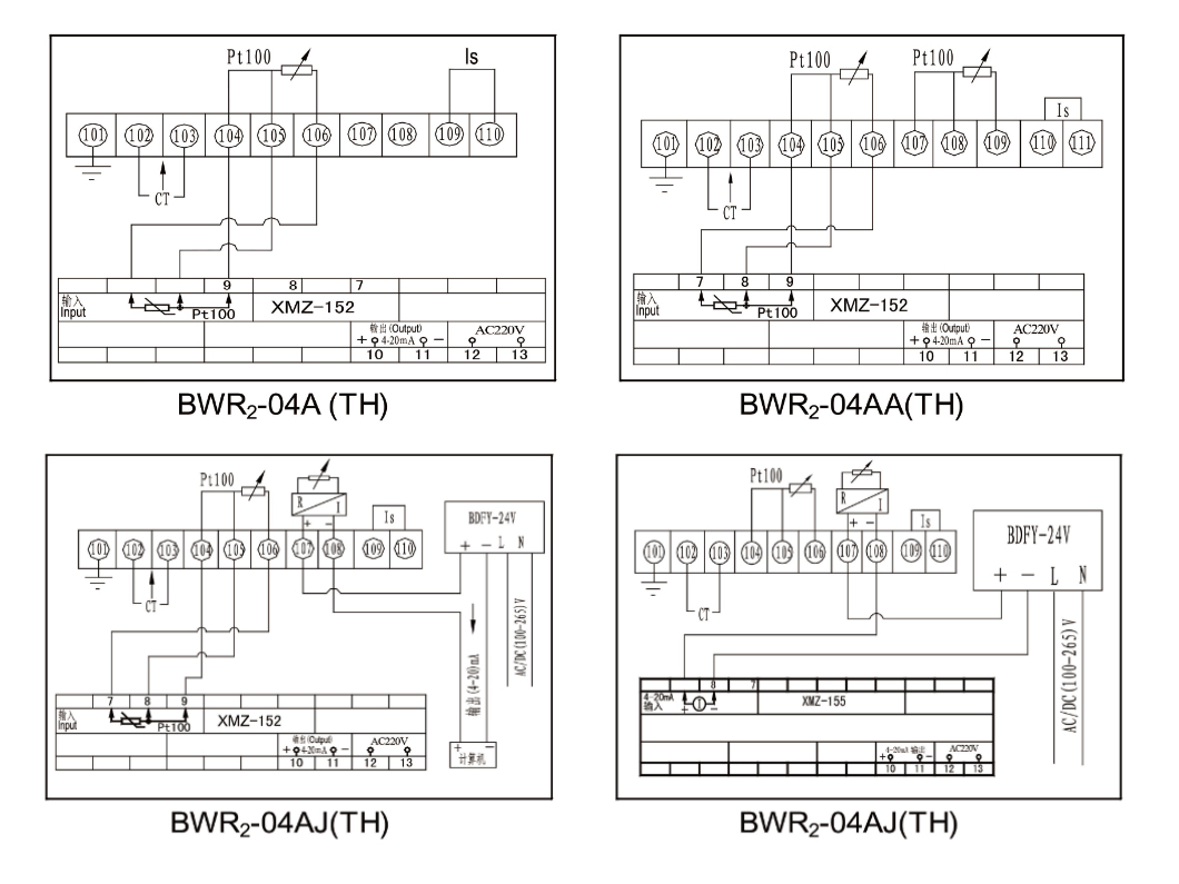 BWR2-04 (TH) Series Transformer Winding Thermometer - 图片 4